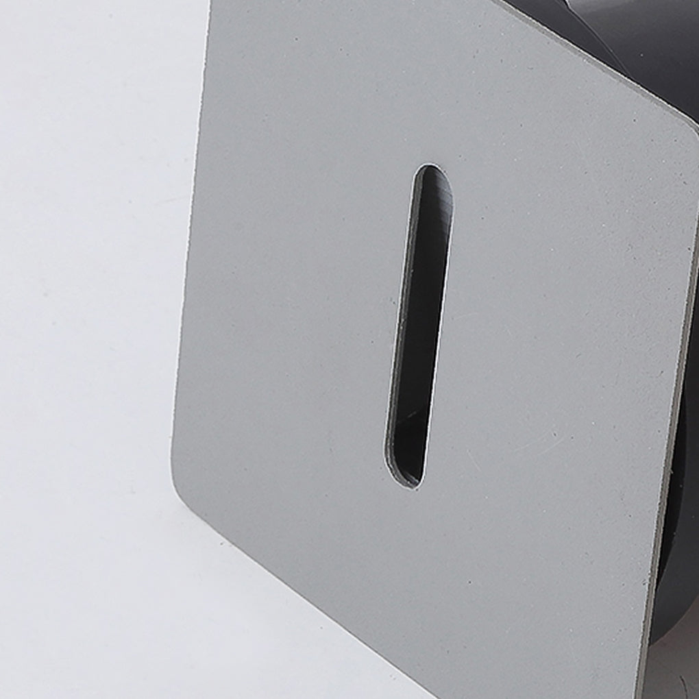 Éclairages d'escalier LED carrés en aluminium, encastrés pour extérieur