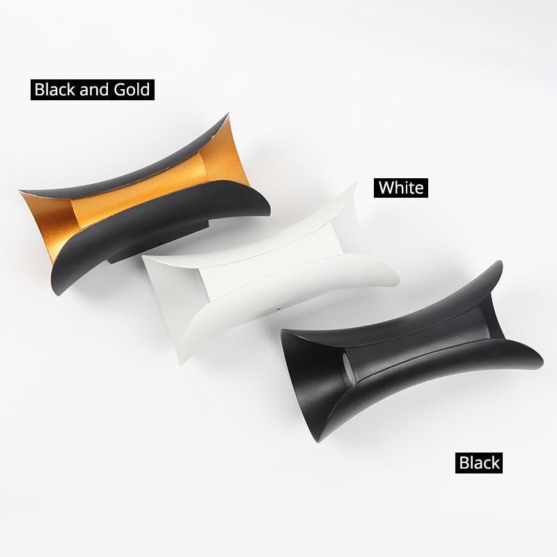 Applique murale LED courbée pour l’extérieur, luminaire en métal et acrylique Ray