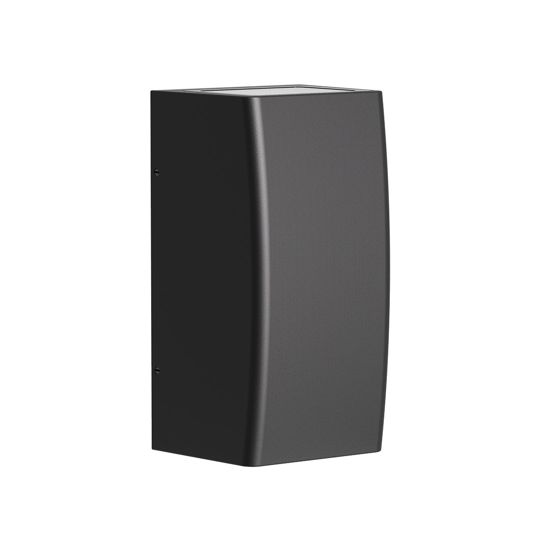 Mararet Up-Down LED Outdoor Wall Light, Black Aluminum, IP65 Rated