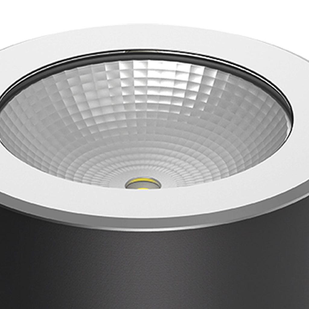 LED aluminium jordspot, minimalistisk uplighting-design