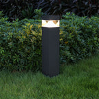 80cm Black Aluminum Lawn Bollard Light, OSRAM LED Nordic Design