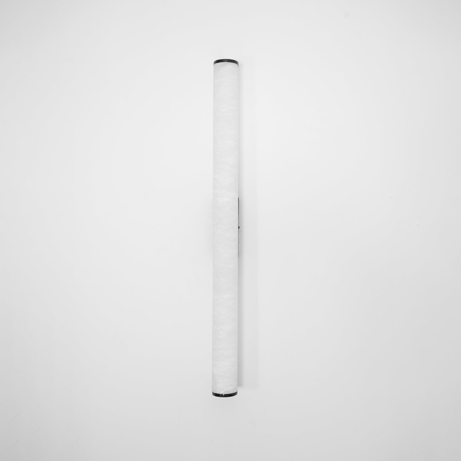 Alabaster Tube Wall Sconce, Hardwired LED Light, Modern Design