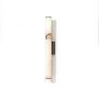 Alabaster Tube Wall Sconce, Hardwired LED Light, Modern Design