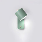 Jernvegglampe, roterende sylinderhode, E27-pære, moderne minimalistisk