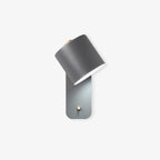 Jernvegglampe, roterende sylinderhode, E27-pære, moderne minimalistisk