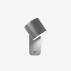 Jernvegglampe, roterende sylinderhode, E27-pære, moderne minimalistisk