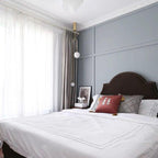Chandelier, Mobile Opaline Glass Globes, Brass or Black, G9 and G4