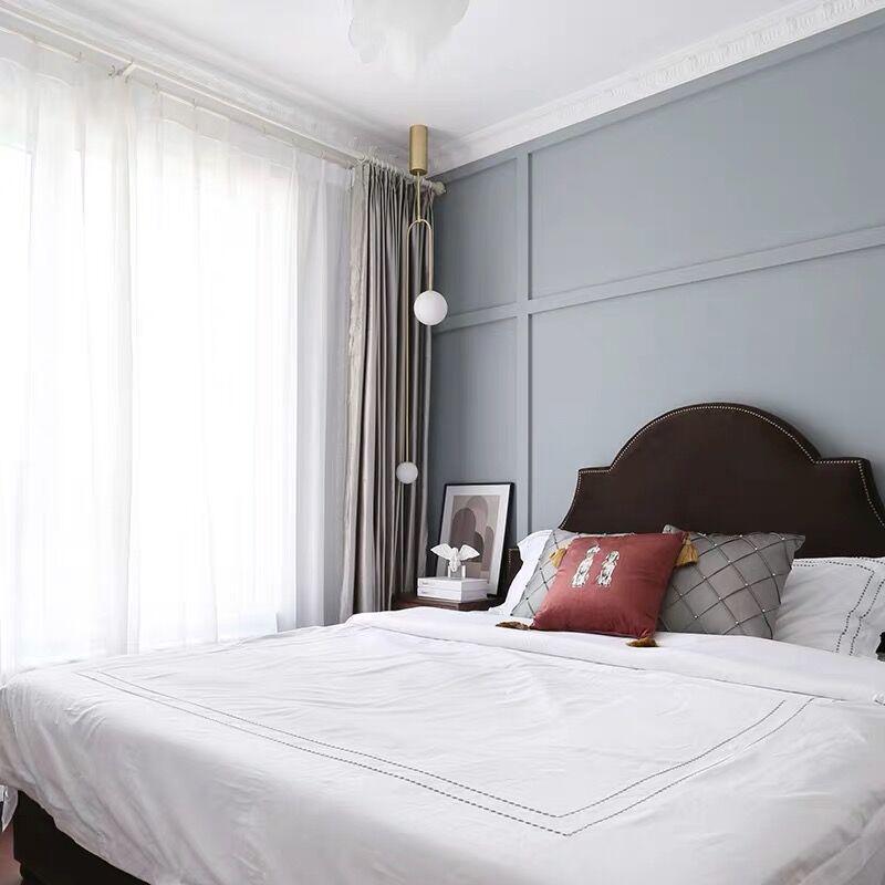 Chandelier, Mobile Opaline Glass Globes, Brass or Black, G9 and G4