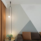 Chandelier, Mobile Opaline Glass Globes, Brass or Black, G9 and G4