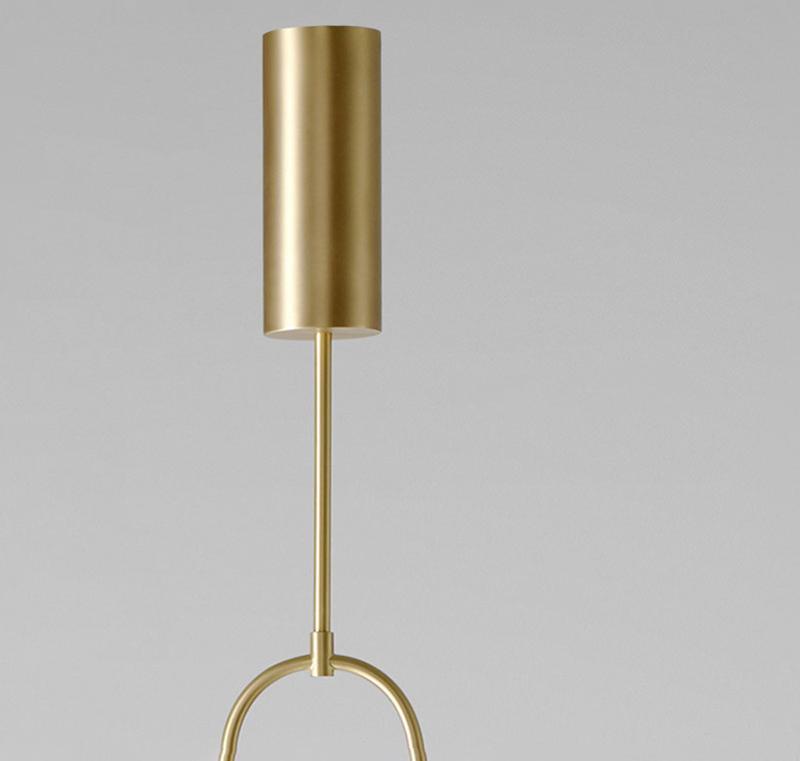 Chandelier, Mobile Opaline Glass Globes, Brass or Black, G9 and G4
