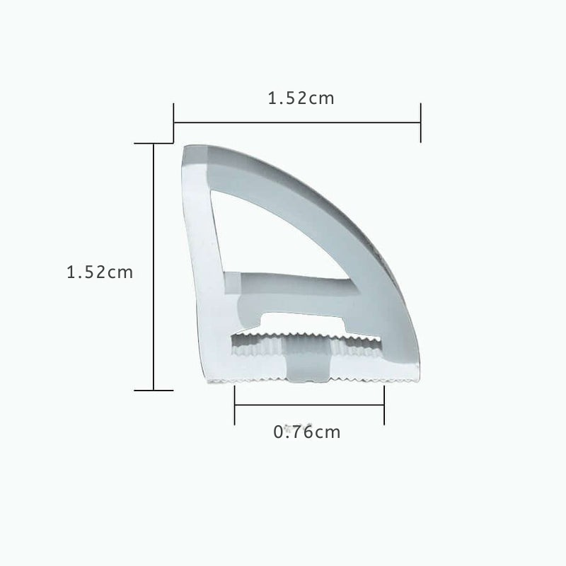 Sømløs silikone LED-hjørnestribelys, industristil trim