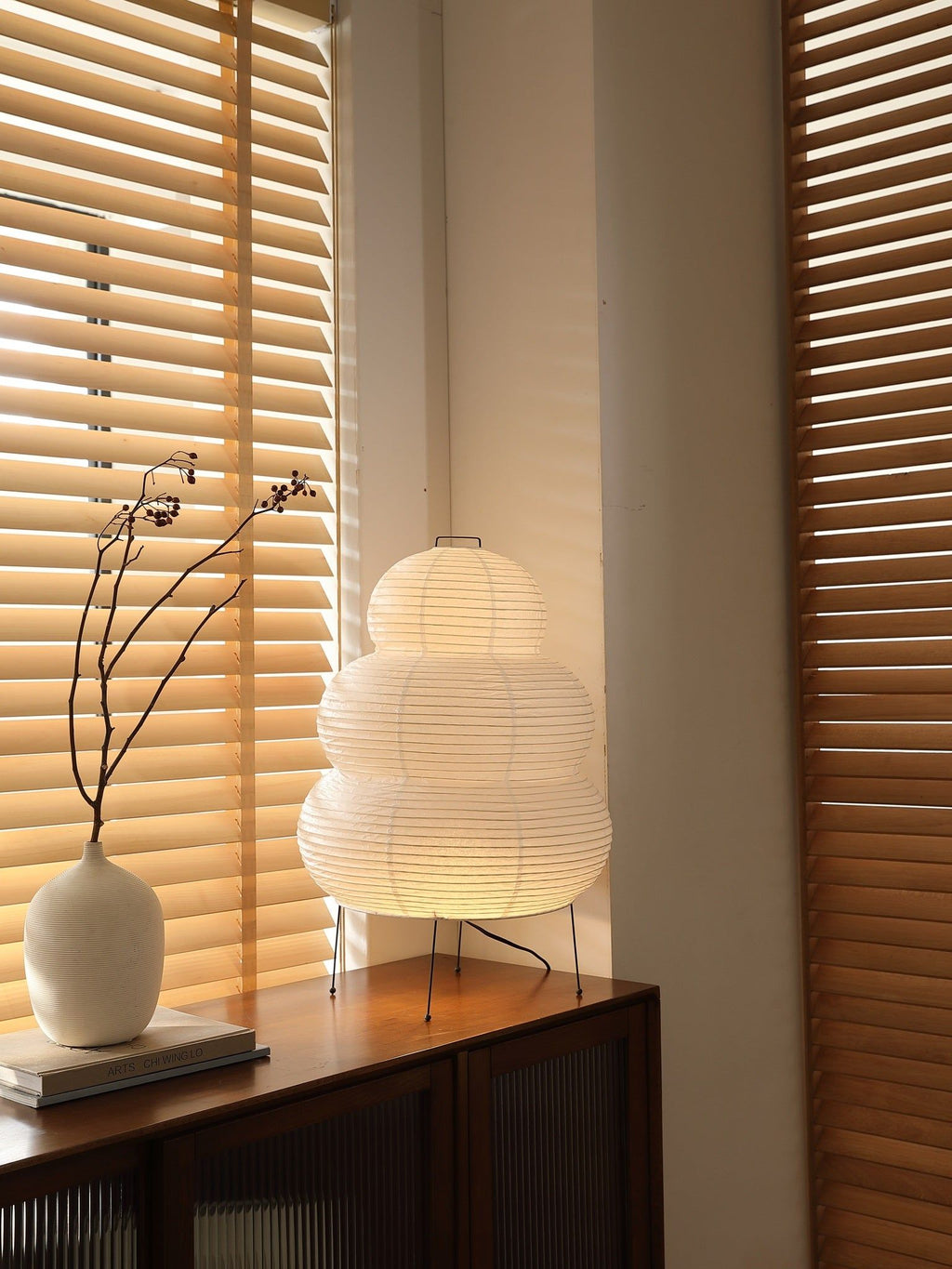 Table Lamp, Xuanzhi, Handmade Mulberry Paper Shade, E26/E27, Plug-In
