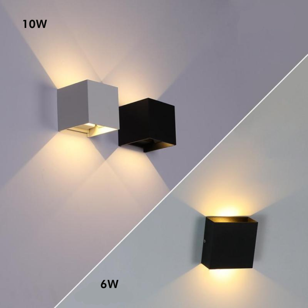 Adjustable Outdoor Wall Light, Weatherproof Metal Sconce