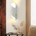 Glass Wall Sconce With LED Light, Indoor Outdoor Modern Fixture