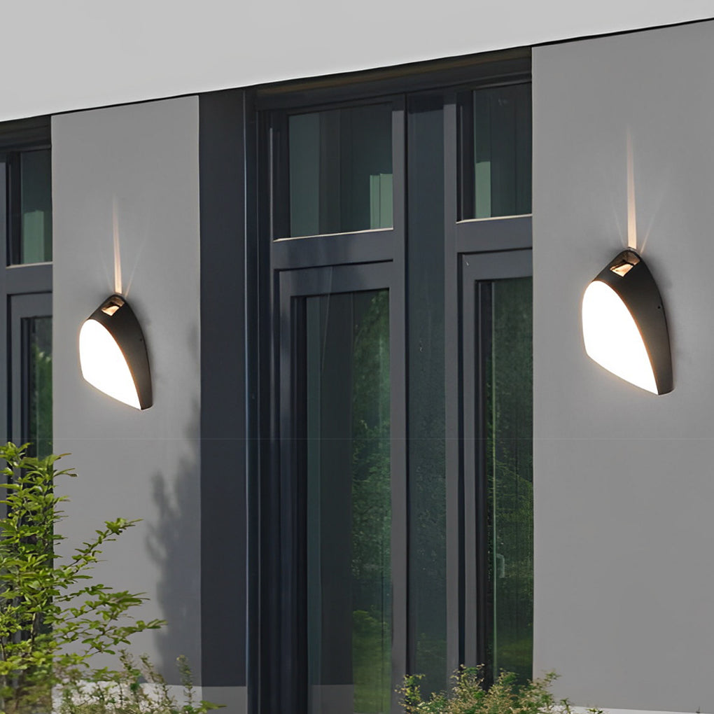 Moderne LED udendørs væglampe, Shaa rustfri aluminiumsdesign