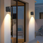 Applique murale en aluminium avec détecteur de mouvement, LED COB, usage extérieur