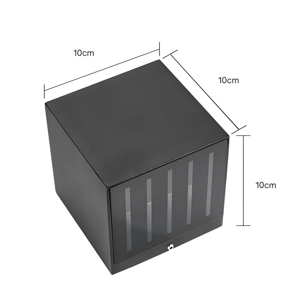 Up-Down Aluminum Outdoor Sconce, LED Wall Light With Shadow Effect