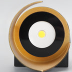 Spiralformet utendørs vegglampe i aluminium med LED-lys opp og ned