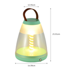Rechargeable Touch Desk Lamp, Dimmable LED Table Light in Morandi Tones