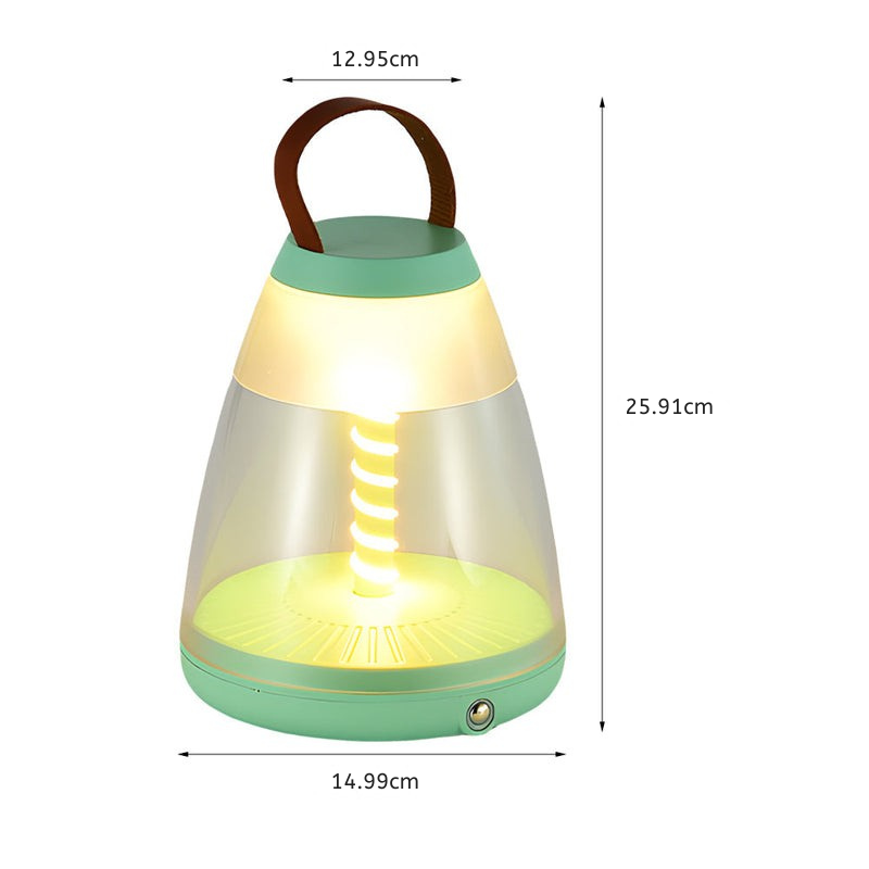 Rechargeable Touch Desk Lamp, Dimmable LED Table Light in Morandi Tones