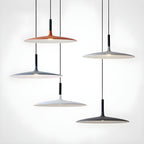 Pendant light shade profile highlighting its tapered shape
