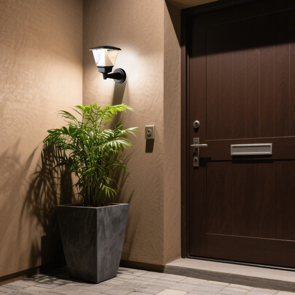 Norri Black Aluminum LED Outdoor Wall Sconce With Cone Shade