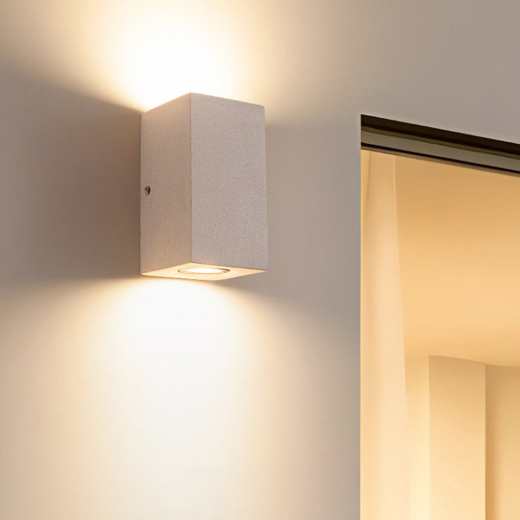 Steadfast Terrazzo Aluminium Udendørs Væglampe, Op-Ned LED Væglampe