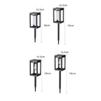 Solar Outdoor Lawn Light, Motion-Sensor Stake With Tri-Colour Or Edison LED