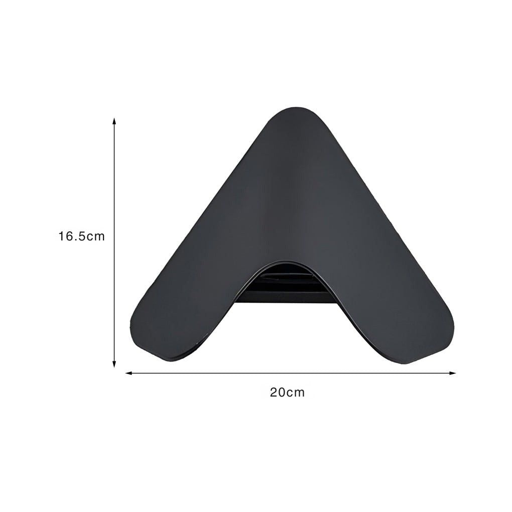 Aluminum LED Outdoor Sconce, Modern Wall Light With Optical Lens Shade
