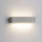 Udendørs væglampe i cement, Fyra design i sort eller hvid LED