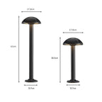 Luz de Paisagem em Forma de Cogumelo, Luminária LED de Alumínio para Parede ou Jardim
