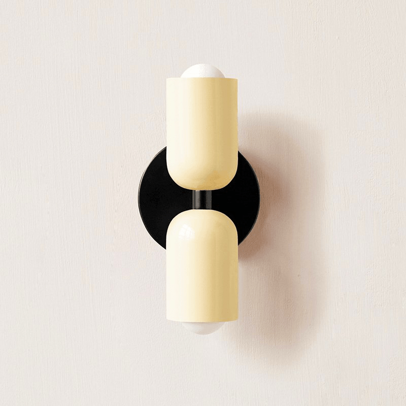 Væglampe, Couleur Double Op-Ned Glød, E26/E27, Metalskærme