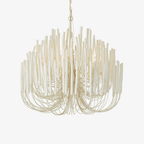Drawing of the Swinton chandelier dimensions and head layout