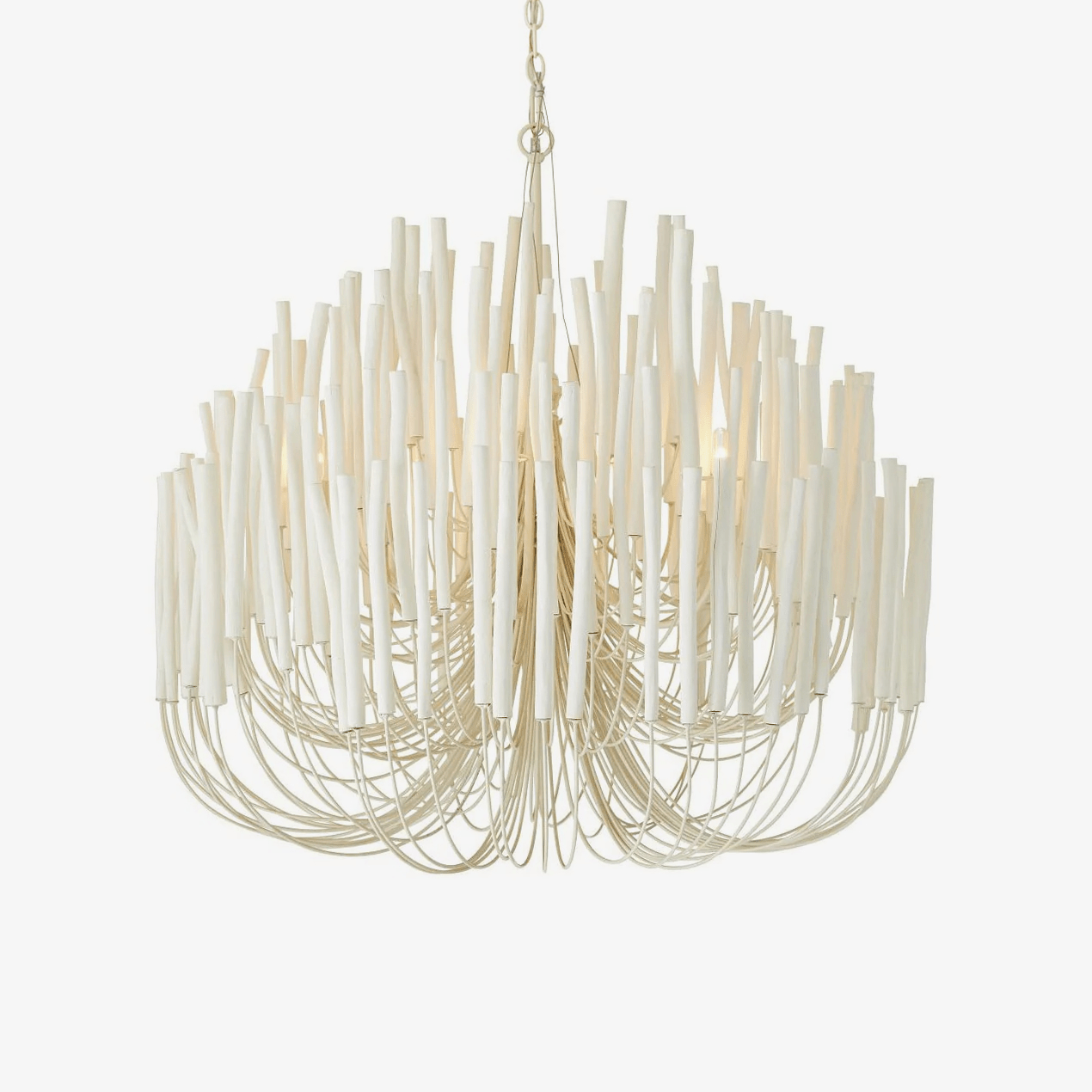 Drawing of the Swinton chandelier dimensions and head layout
