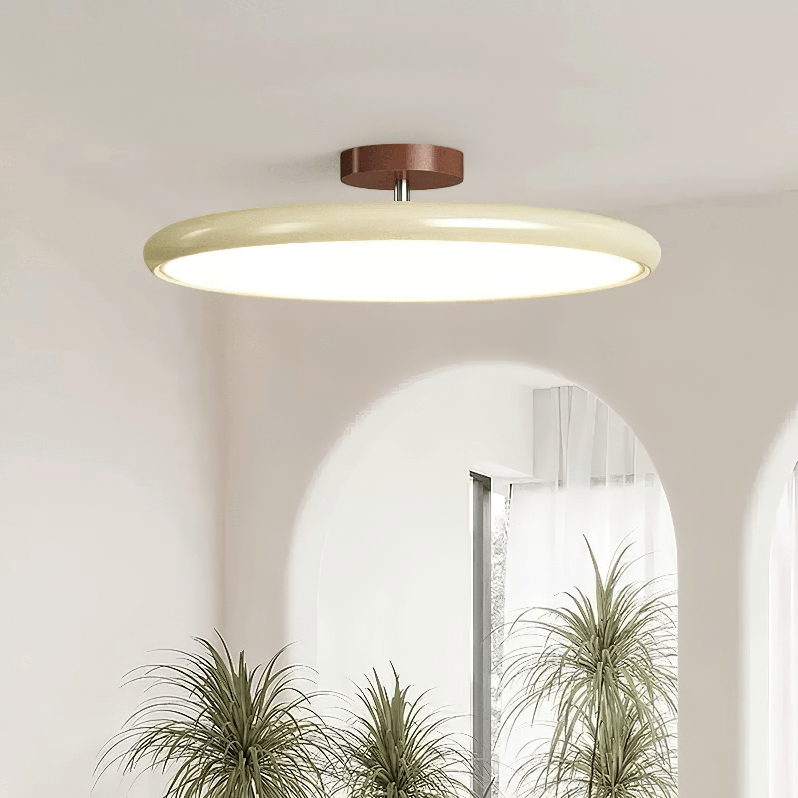 Loftlampe, Drift justerbar svingarm, akrylskærm, integreret LED