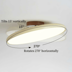 Loftlampe, Drift justerbar svingarm, akrylskærm, integreret LED
