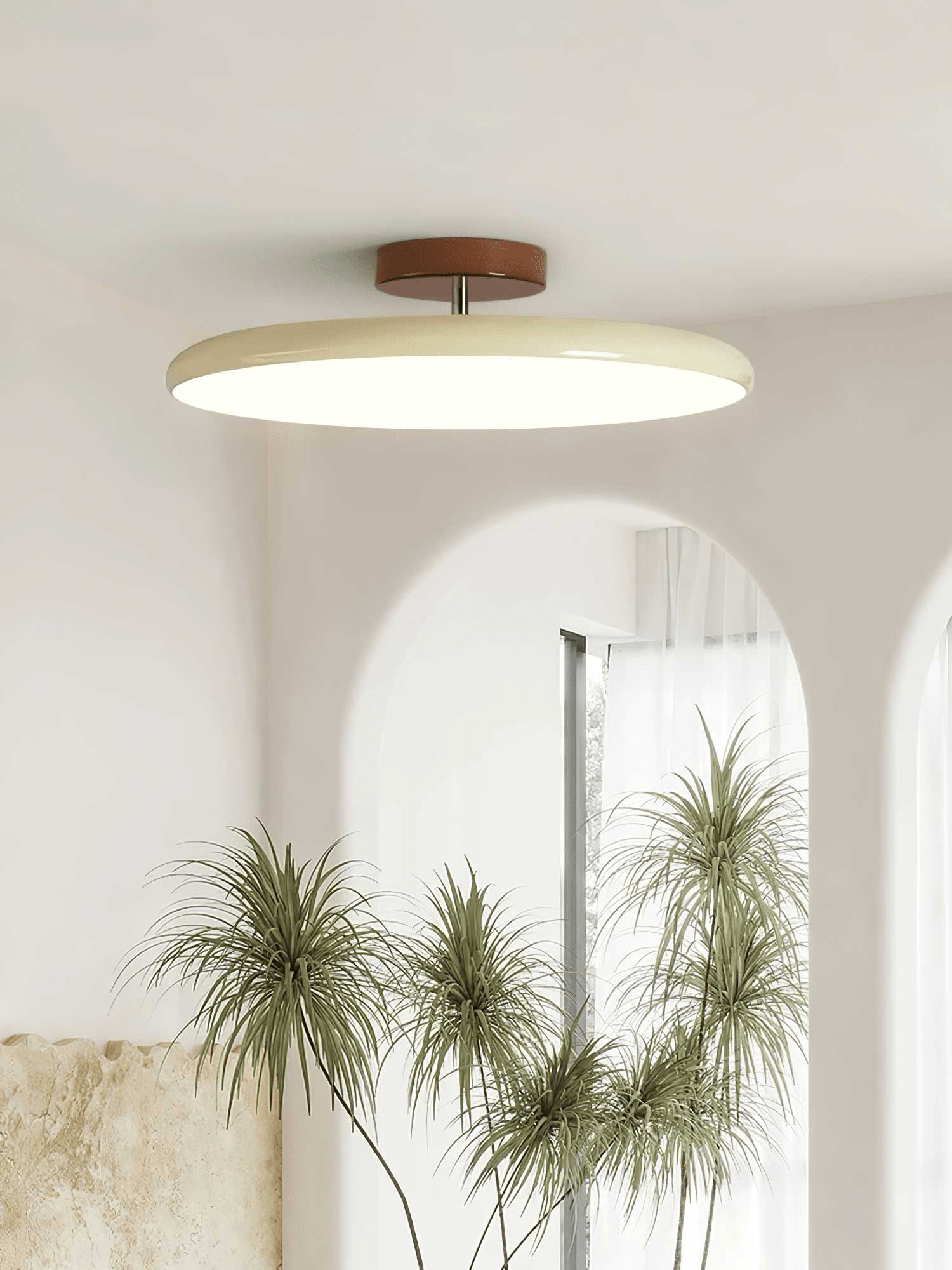 Loftlampe, Drift justerbar svingarm, akrylskærm, integreret LED