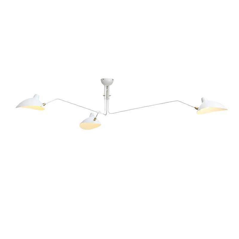 Lustre, Araignée Multi-Bras, Métal et Laiton, E26 / E27, 3 ou 6 Têtes
