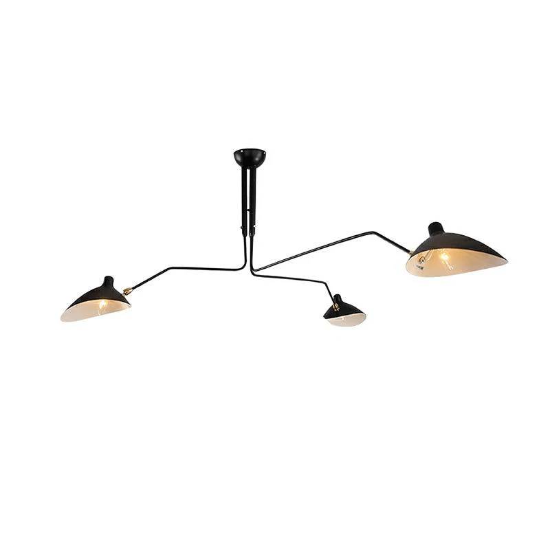 Lustre, Araignée Multi-Bras, Métal et Laiton, E26 / E27, 3 ou 6 Têtes