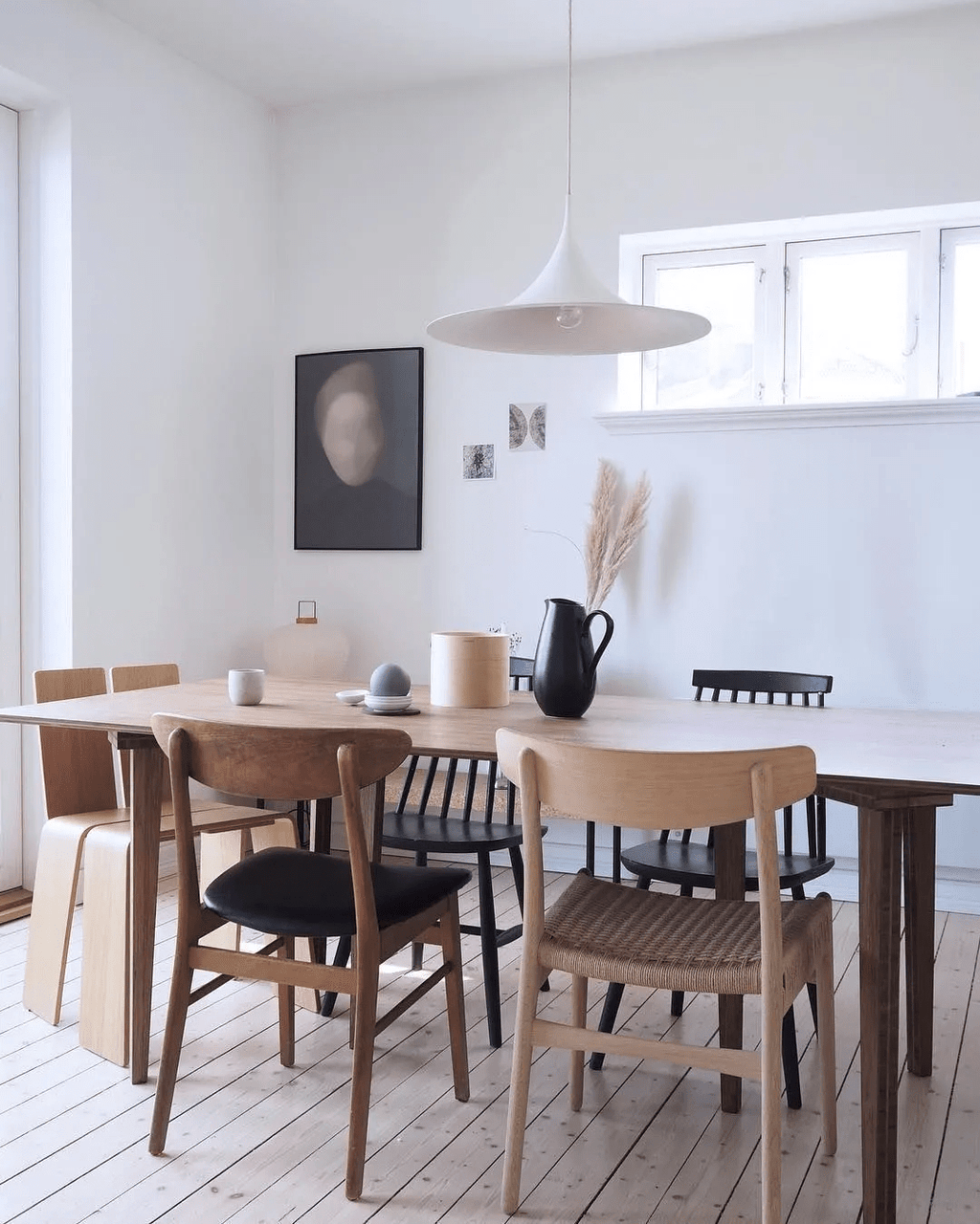 Semi pendel, bueformet spunset aluminiums-skærm, E26/E27, fast installation