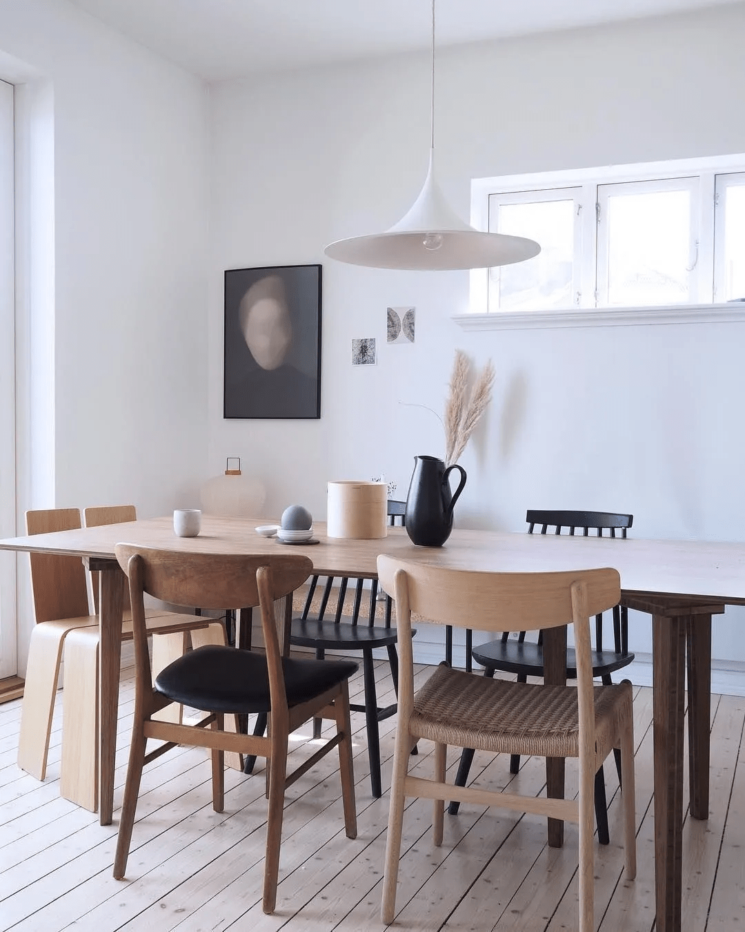 Semi pendel, bueformet spunset aluminiums-skærm, E26/E27, fast installation