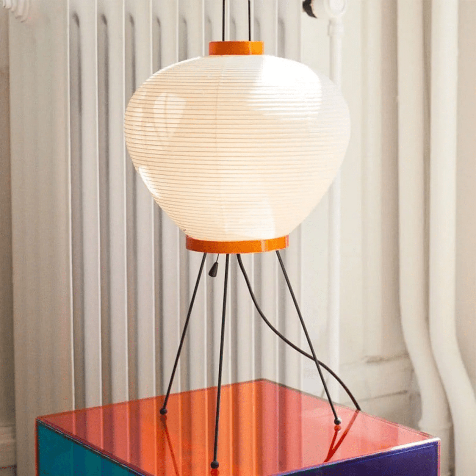 Table Lamp, Xuanzhi, Handmade Mulberry Paper Shade, E26/E27, Plug-In