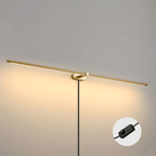 Minimalist LED bar lamp mounted on a wall