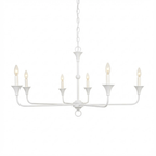 Candle chandelier dimension diagram with measurements