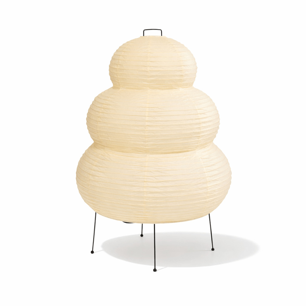 Xuanzhi paper table lamp shown in a calm interior setting
