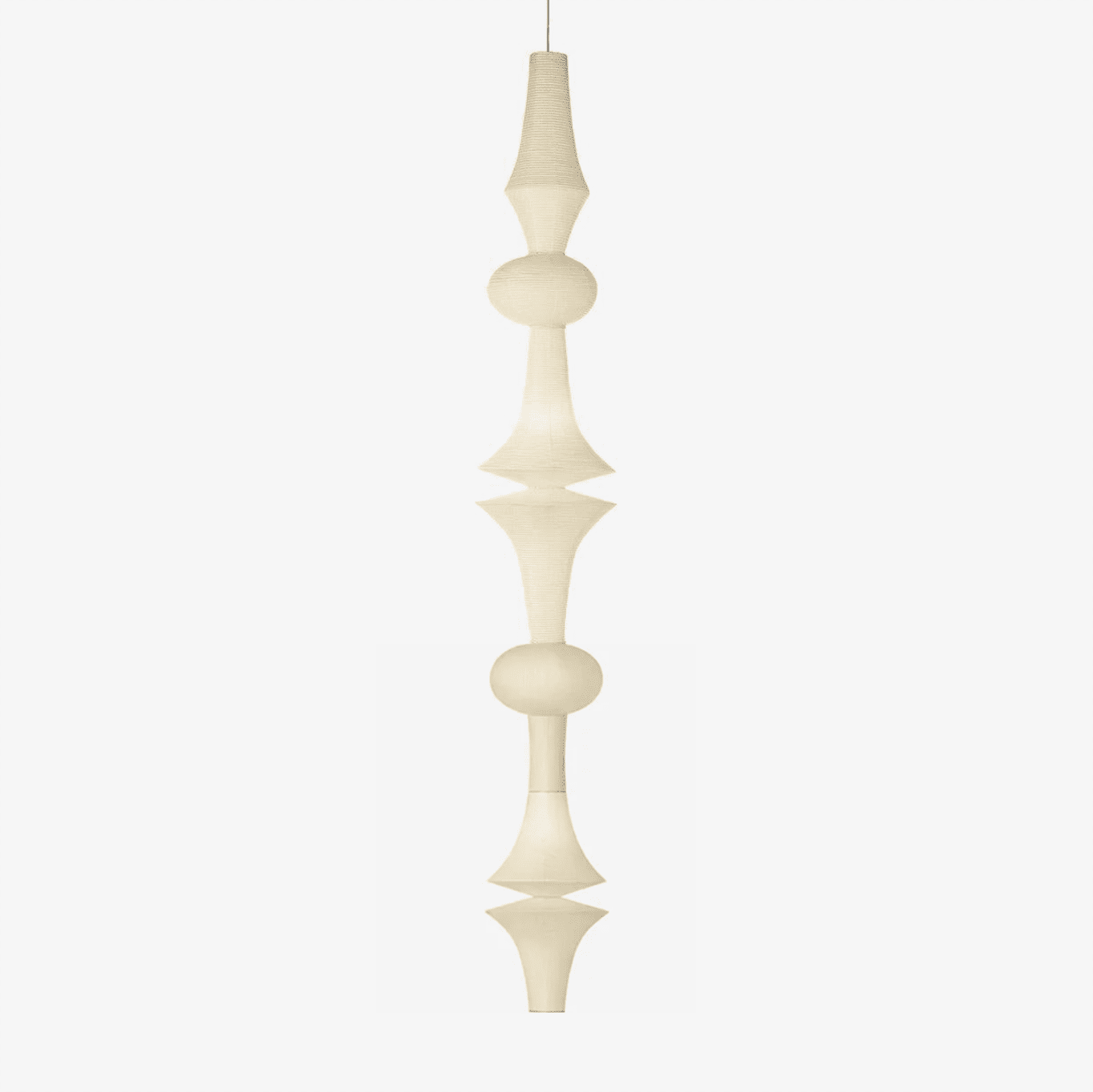 Washi Paper E Pendant Light, Tall Mulberry Shade, E26/E27, Hardwired