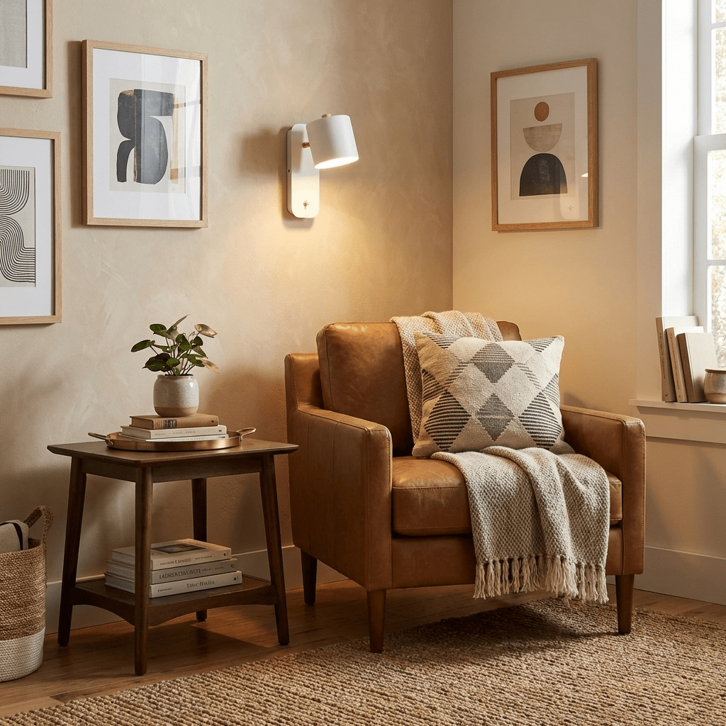 Cylinder wall lamp dimensions illustrated on a plain background
