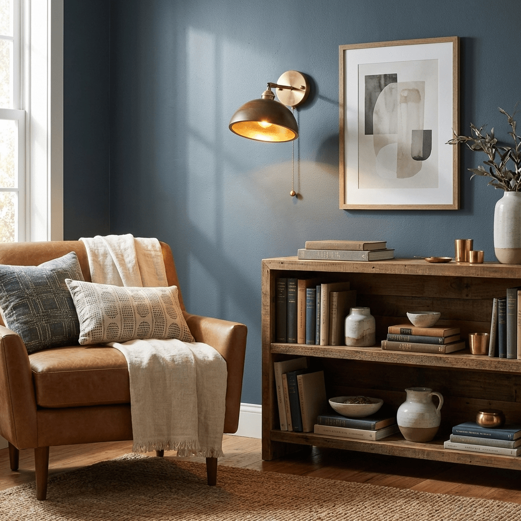 Wall sconce size comparison for two walnut wood models