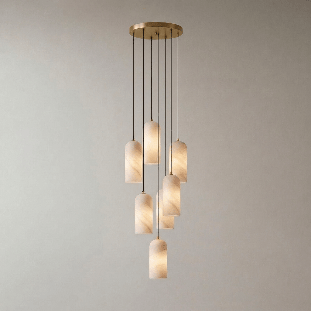 Monty alabaster pendant cluster configuration reference