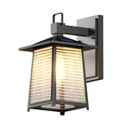 Valeri Solar-Powered Retro Wall Light With Thickened Glass Shade